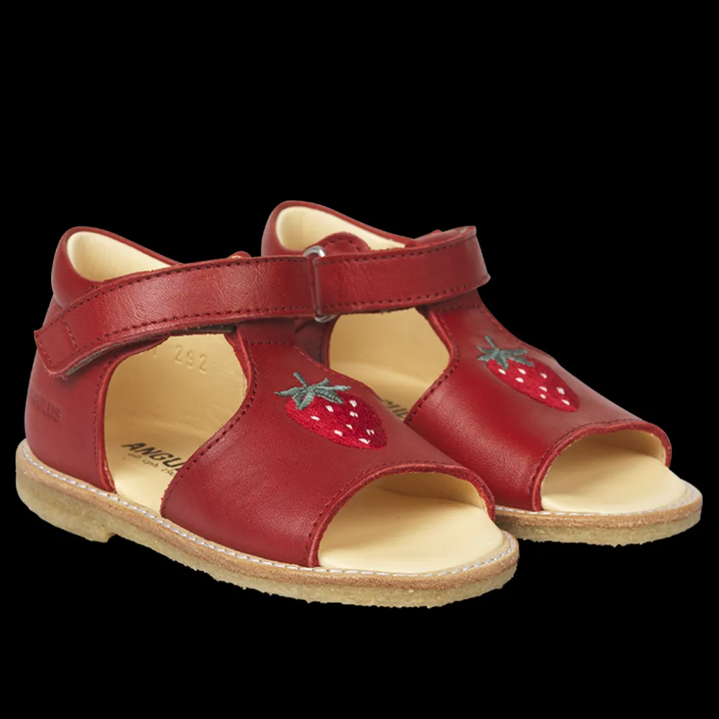 Begynder Sandal Med åben Tå Og Velcrolukning