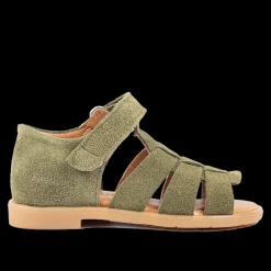 Begynder Sandal Med åben Tå Og Velcrolukning