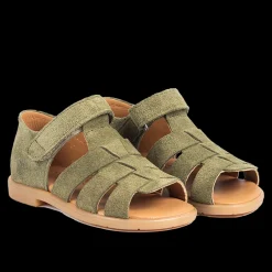 Begynder Sandal Med åben Tå Og Velcrolukning
