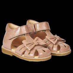 Begynder Sandal Med Sløjfe Og Velcro Lukning