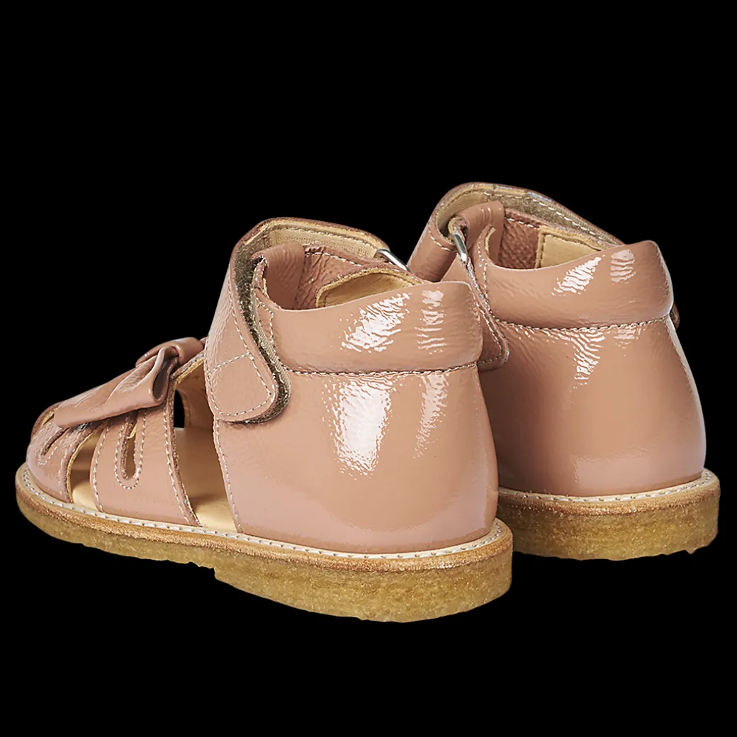 Begynder Sandal Med Sløjfe Og Velcro Lukning