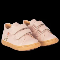 Begynder Sneaker Med Blomsterbroderi