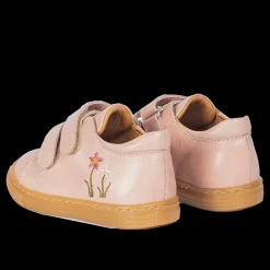 Begynder Sneaker Med Blomsterbroderi