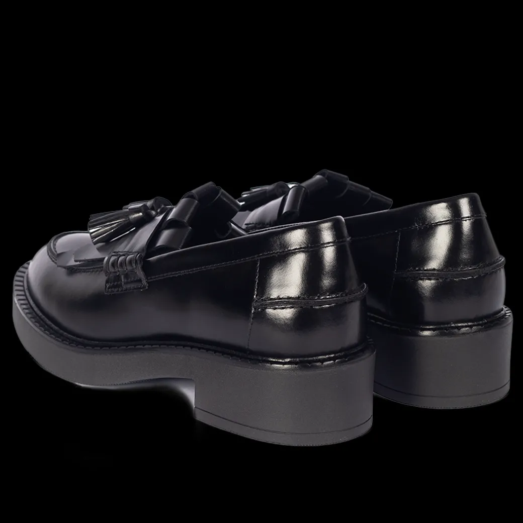 Chunky Penny Loafer Med Frynser Og Kvastdetalje