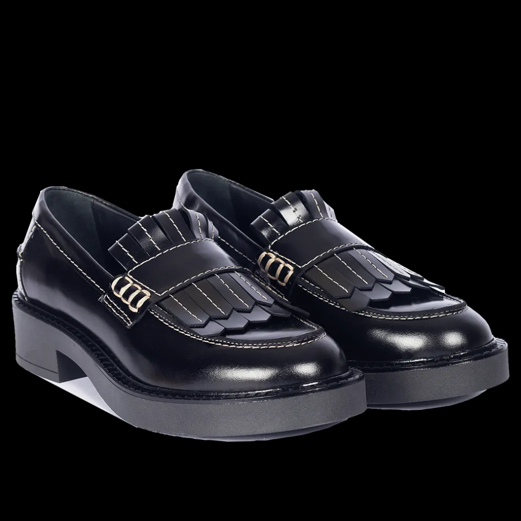 Chunky Penny Loafer Med Frynser