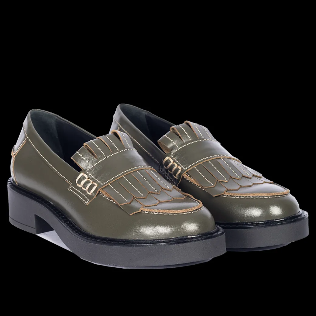Chunky Penny Loafer Med Frynser