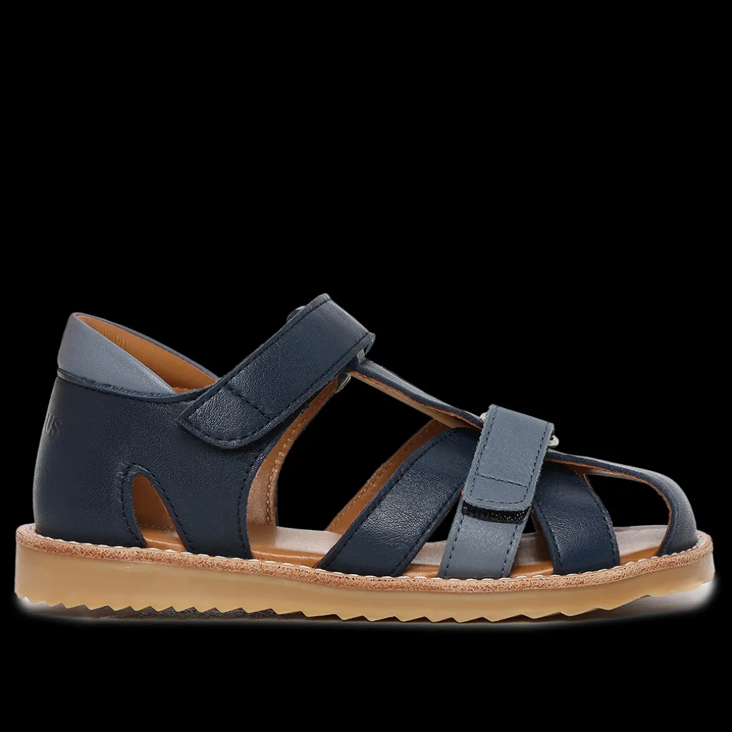 Colourblock Sandal Med Justerbar Velcrolukning