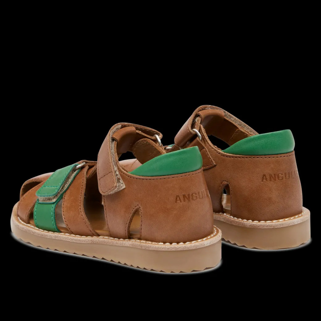 Colourblock Sandal Med Justerbar Velcrolukning