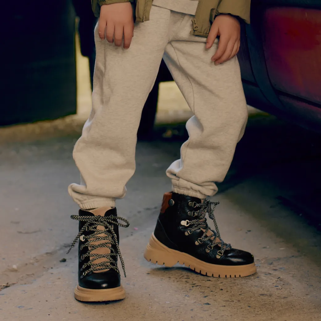 Colourblock TEX-snørestøvle Med Kontrast Eyelet