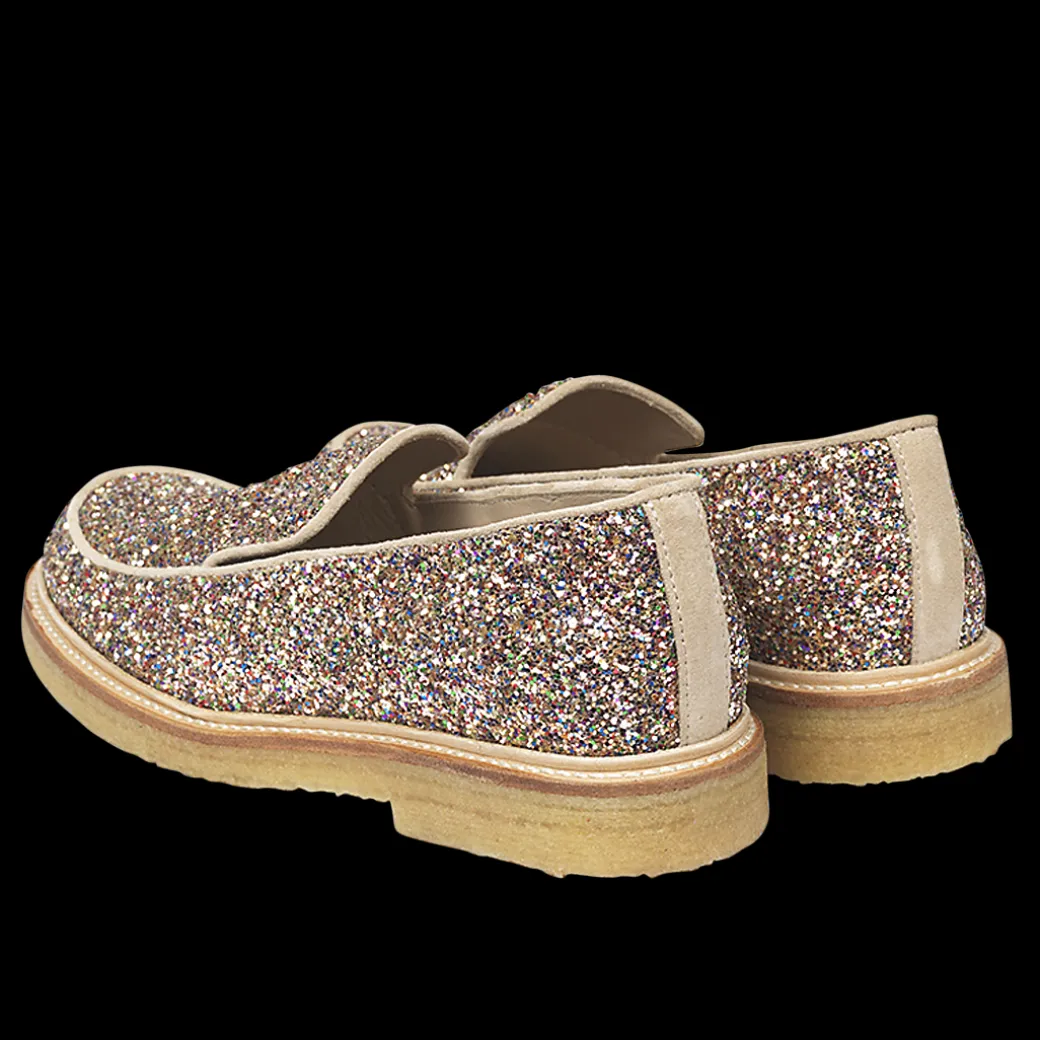 Funklende Glitter-loafer