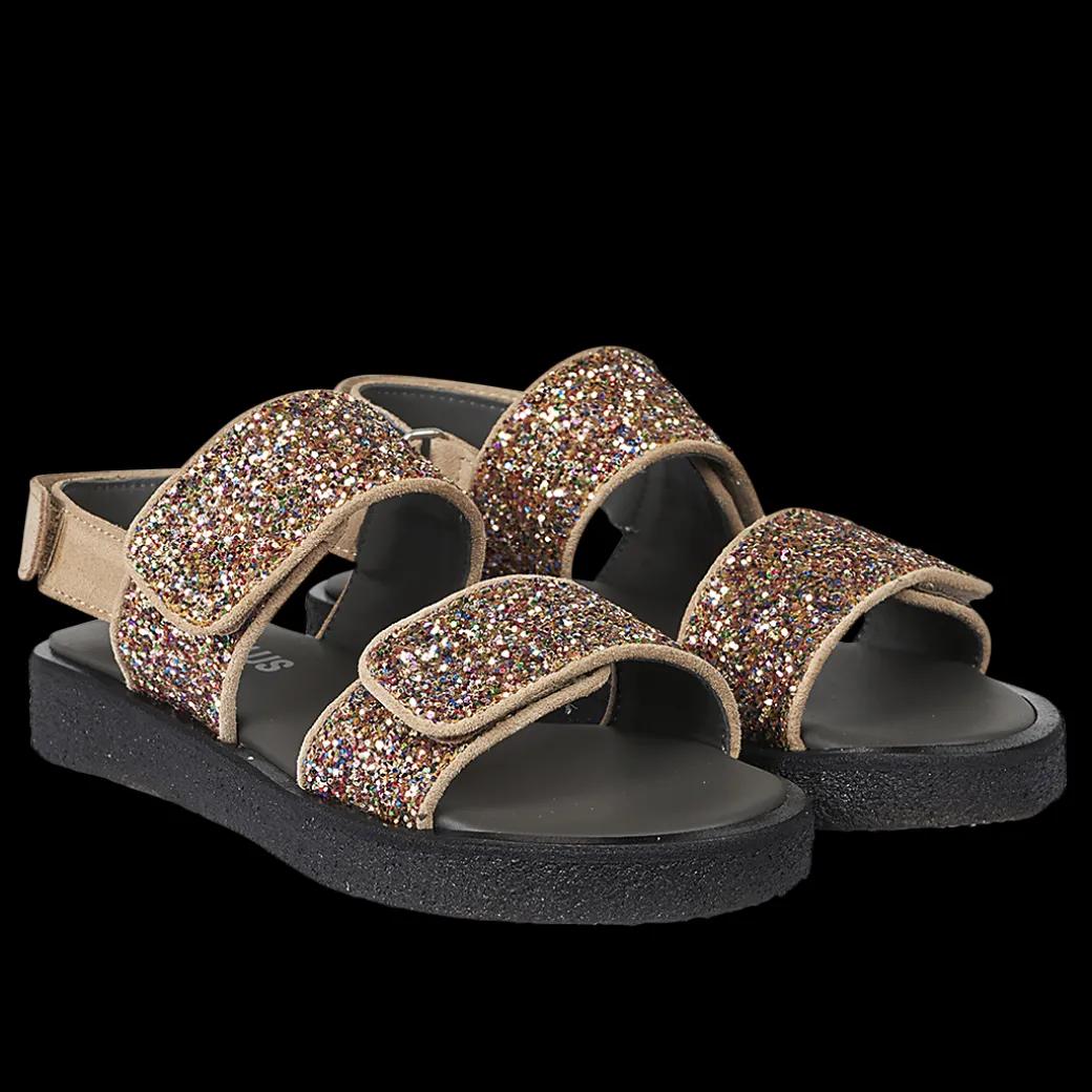 Funklende Glittersandal