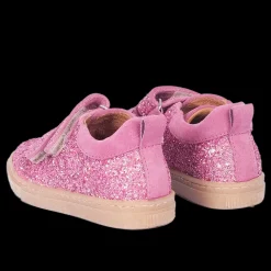 Funklende Glitter-sneaker Med Ruskindskanter