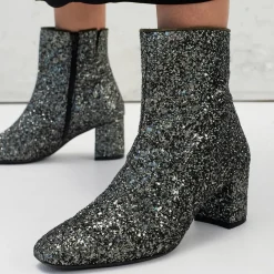 Funklende Glitterstøvlet