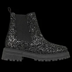 Glitter Chelsea Støvle På Trackål
