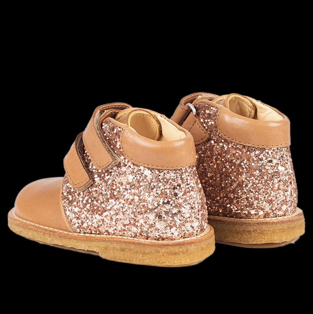 Glittersko Med Velcrolukning