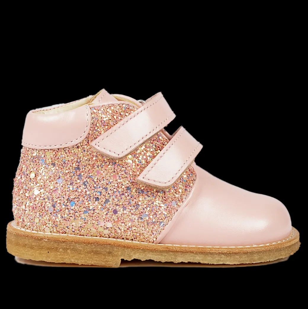 Glittersko Med Velcrolukning