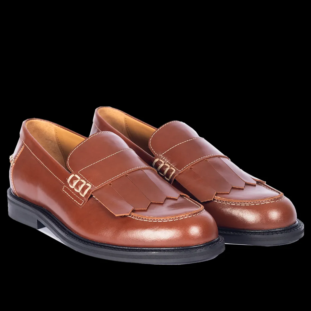 Klassisk Penny Loafer Med Frynser
