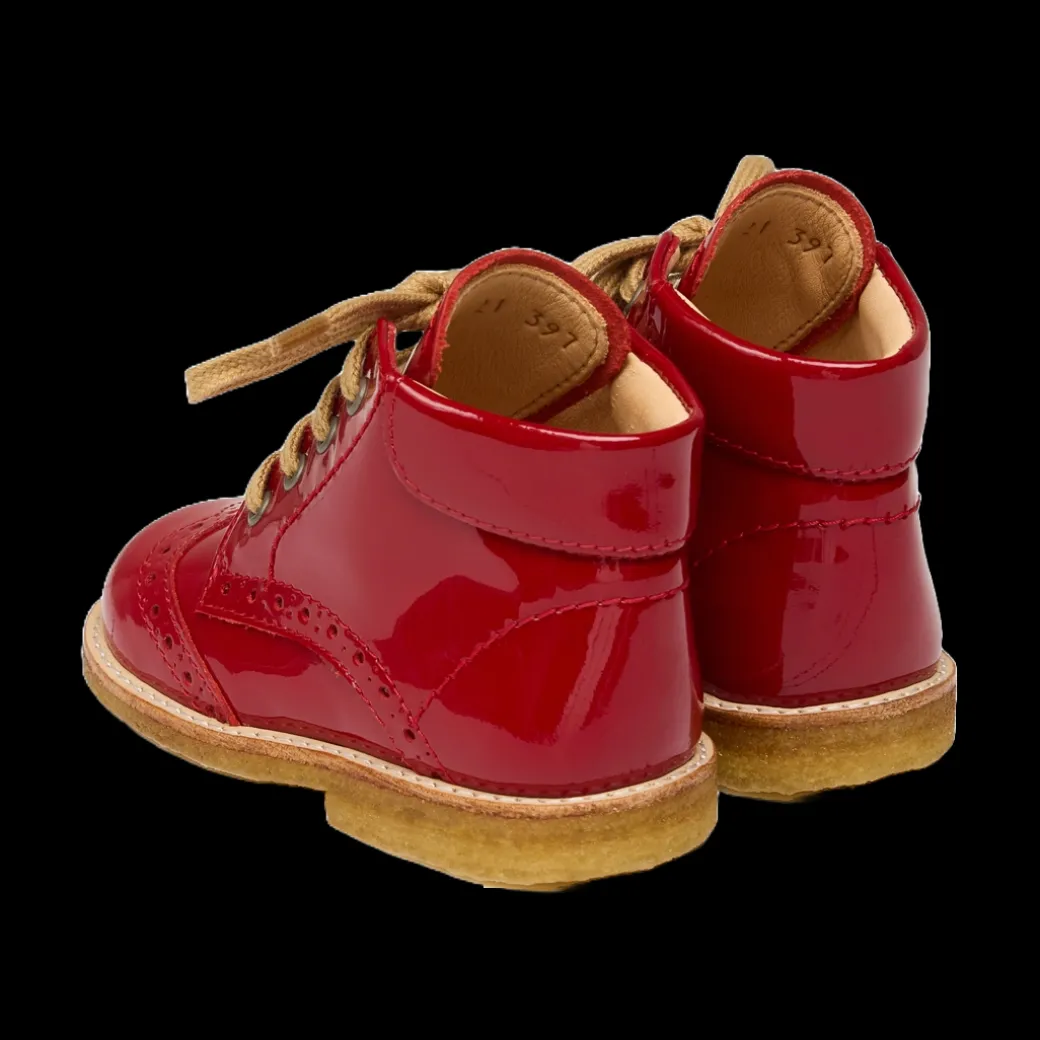 Klassisk Snøresko Med Brogue Detaljer