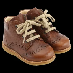 Klassisk Snøresko Med Brogue Detaljer