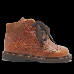 Klassisk Snøresko Med Brogue Detaljer