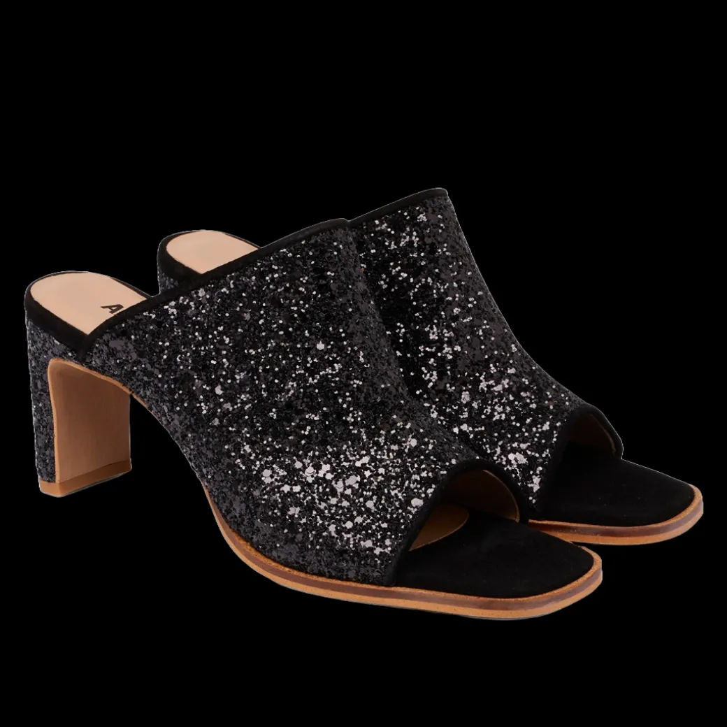 Mule I Funklende Glitter
