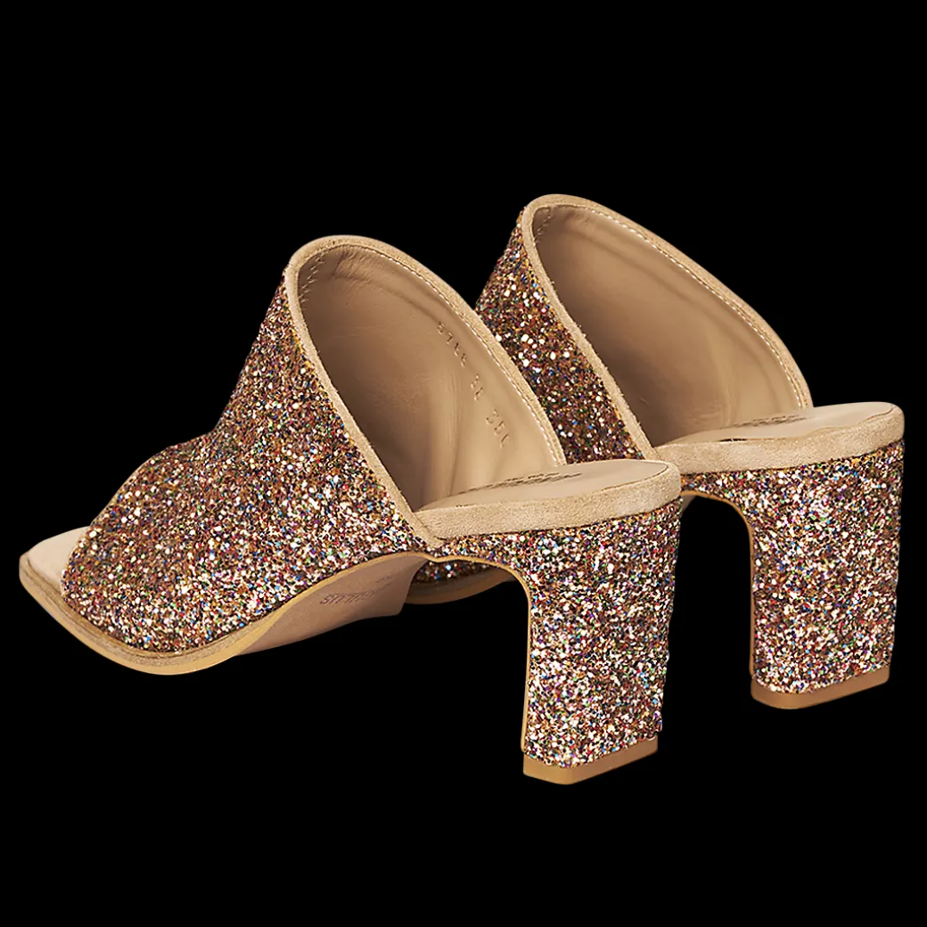 Mule I Funklende Glitter