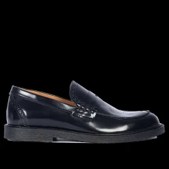 Penny Loafer Med Dekorativt Brogue Hulmønster