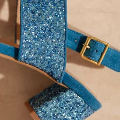 Remsandal I Funklende Glitter