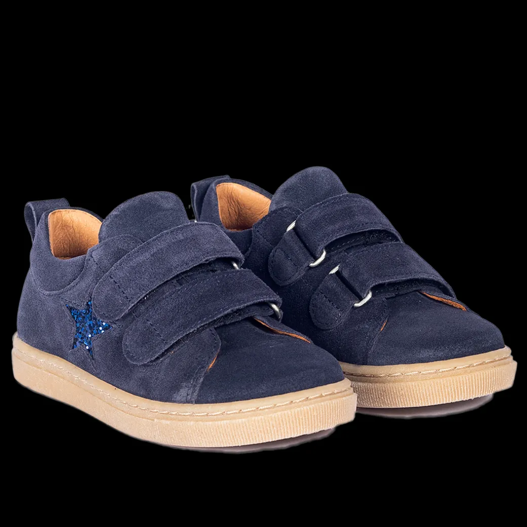 Ruskinds-sneaker Med Funklende Glitterstjerne