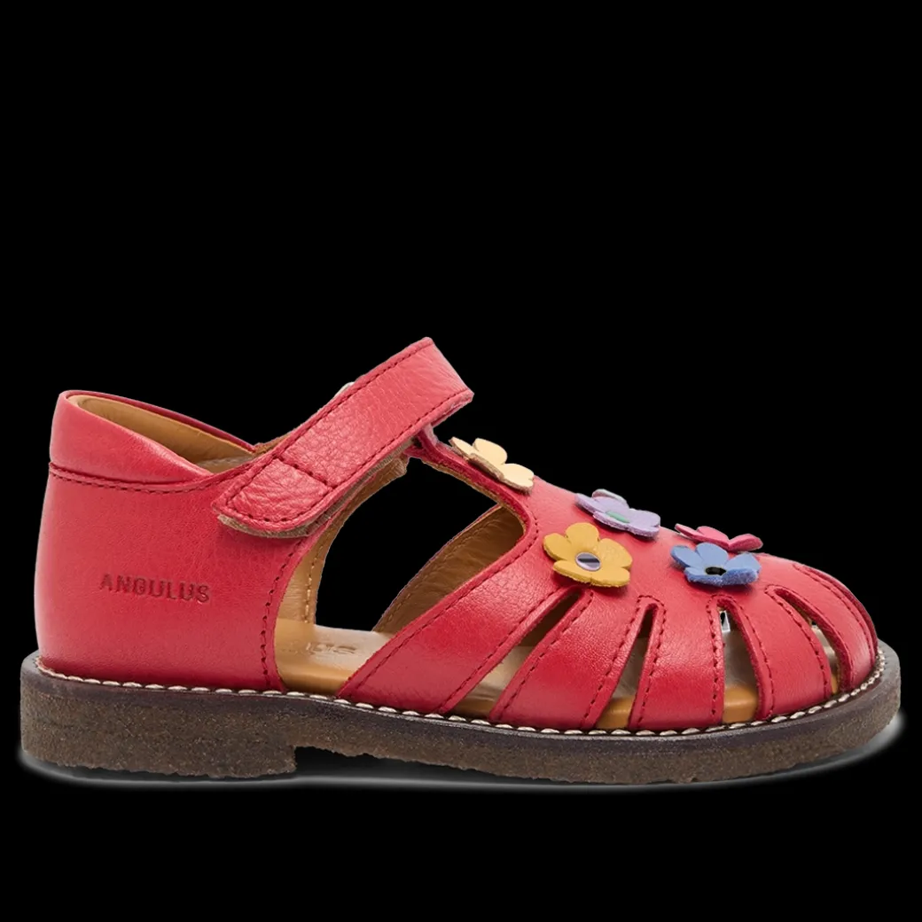 Sandal Med Blomsterapplikationer