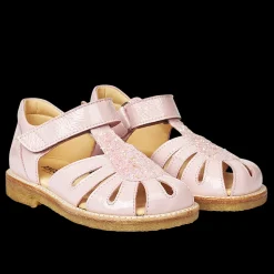 Sandal Med Dråbedetalje I Funklende Glitter