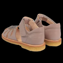 Sandal Med Dråbedetalje I Funklende Glitter