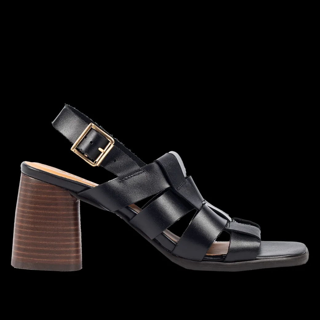 Sandal Med Skulpturel Hæl