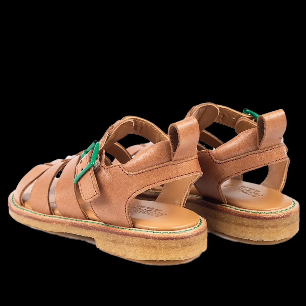 Sandal Med Spænde Og Kontrast Detaljer