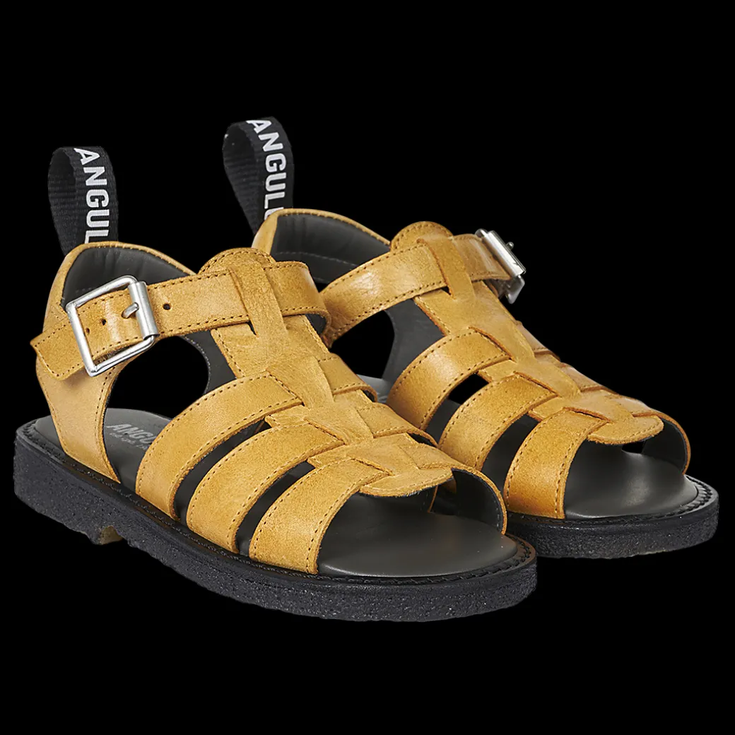 Sandal Med Spændelukning Og Angulus Logobånd