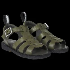 Sandal Med Spændelukning Og Angulus Logobånd