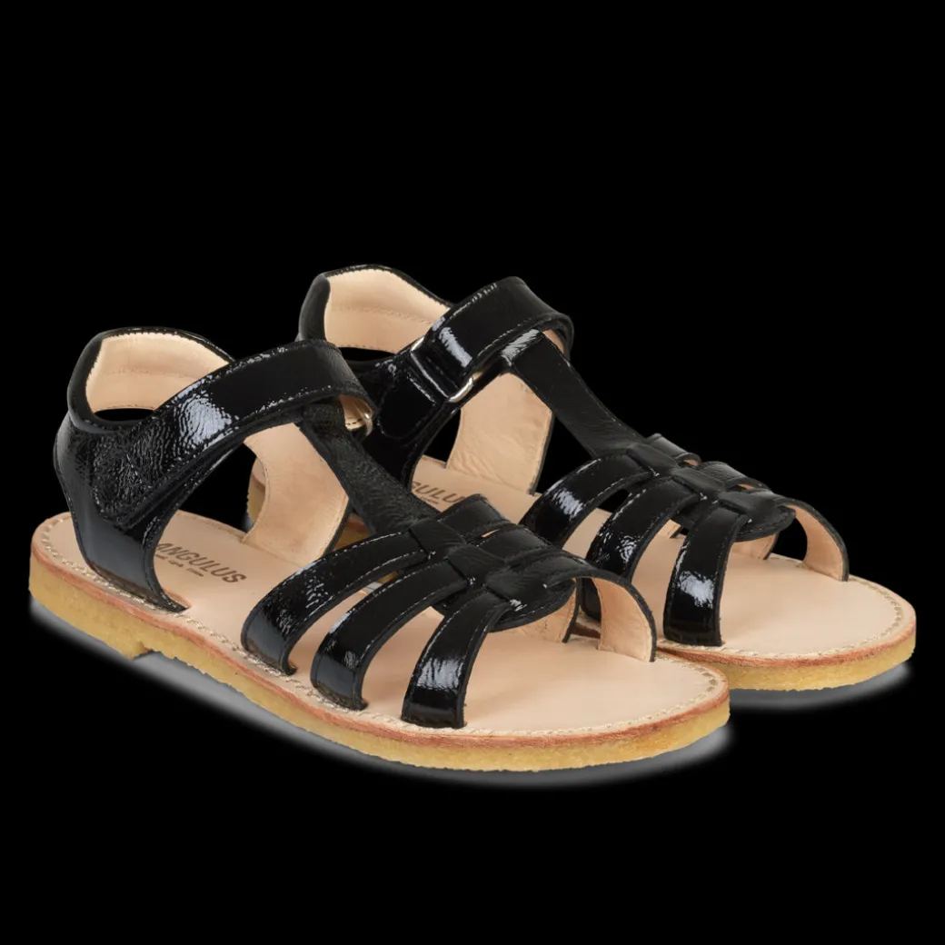 Sandal Med T-rem Og Velcrolukning