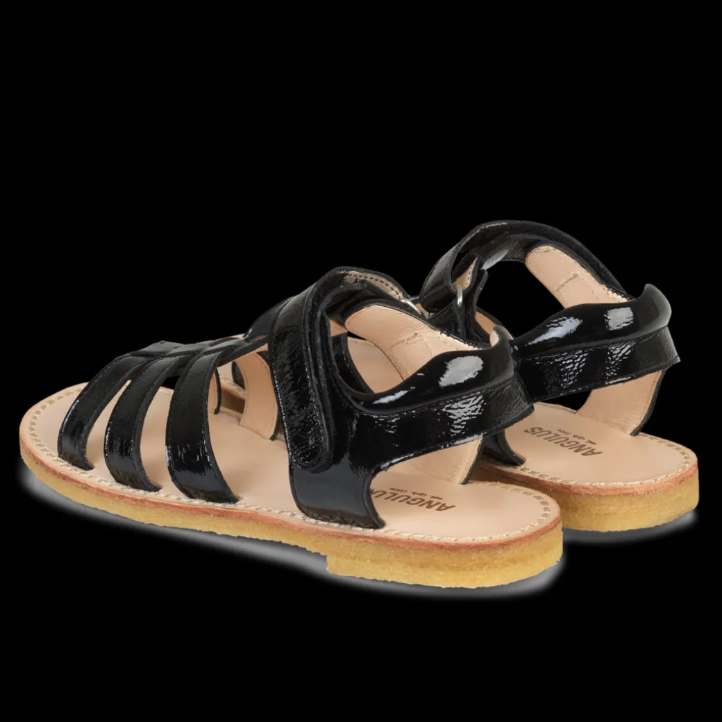 Sandal Med T-rem Og Velcrolukning