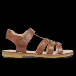 Sandal Med T-rem Og Velcrolukning