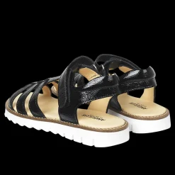 Sandal Med T-rem Og Velcrolukning