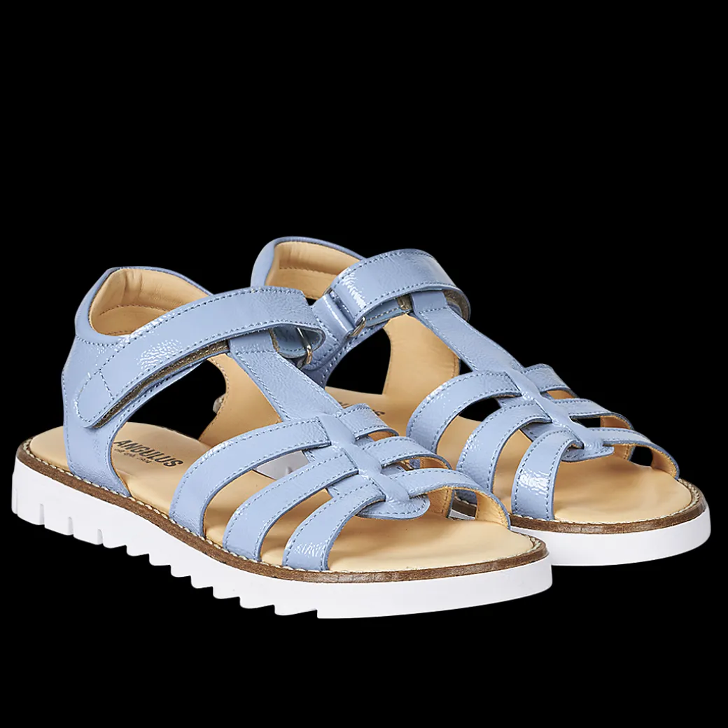 Sandal Med T-rem Og Velcrolukning