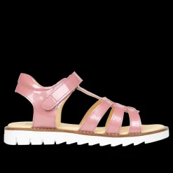 Sandal Med T-rem Og Velcrolukning
