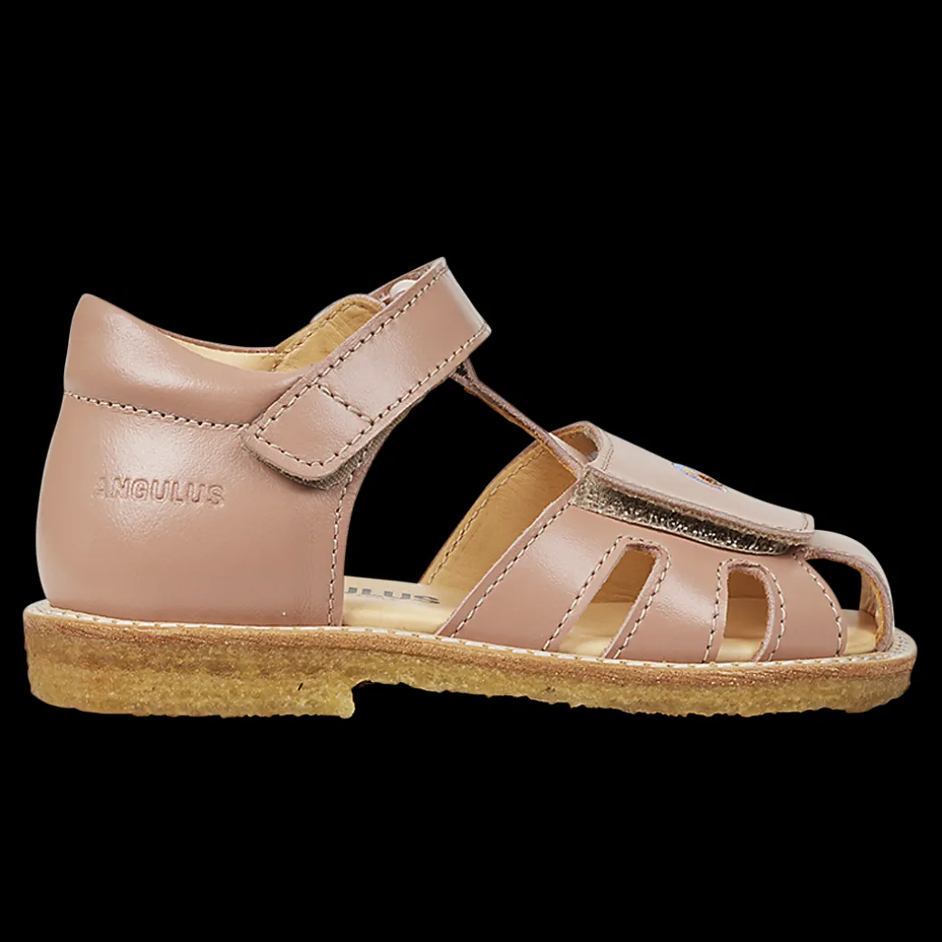 Sandal Regnbue Broderi Og Velcrolukning