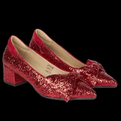 Sløjfe Pump I Funklende Glitter