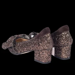 Sløjfe Pump I Funklende Glitter