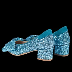 Sløjfe Pump I Funklende Glitter