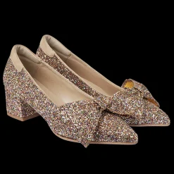 Sløjfe Pump I Funklende Glitter