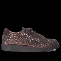 Sneaker I Glitter På Plateausål