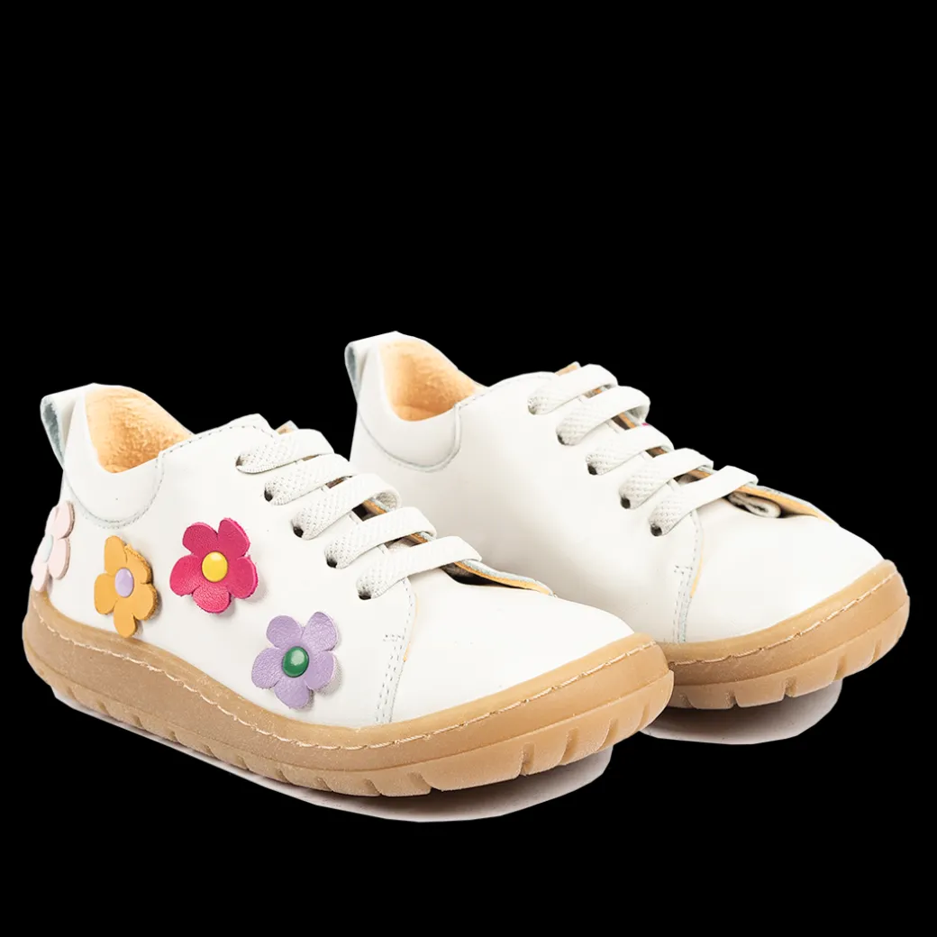 Sneaker Med Blomsterapplikationer