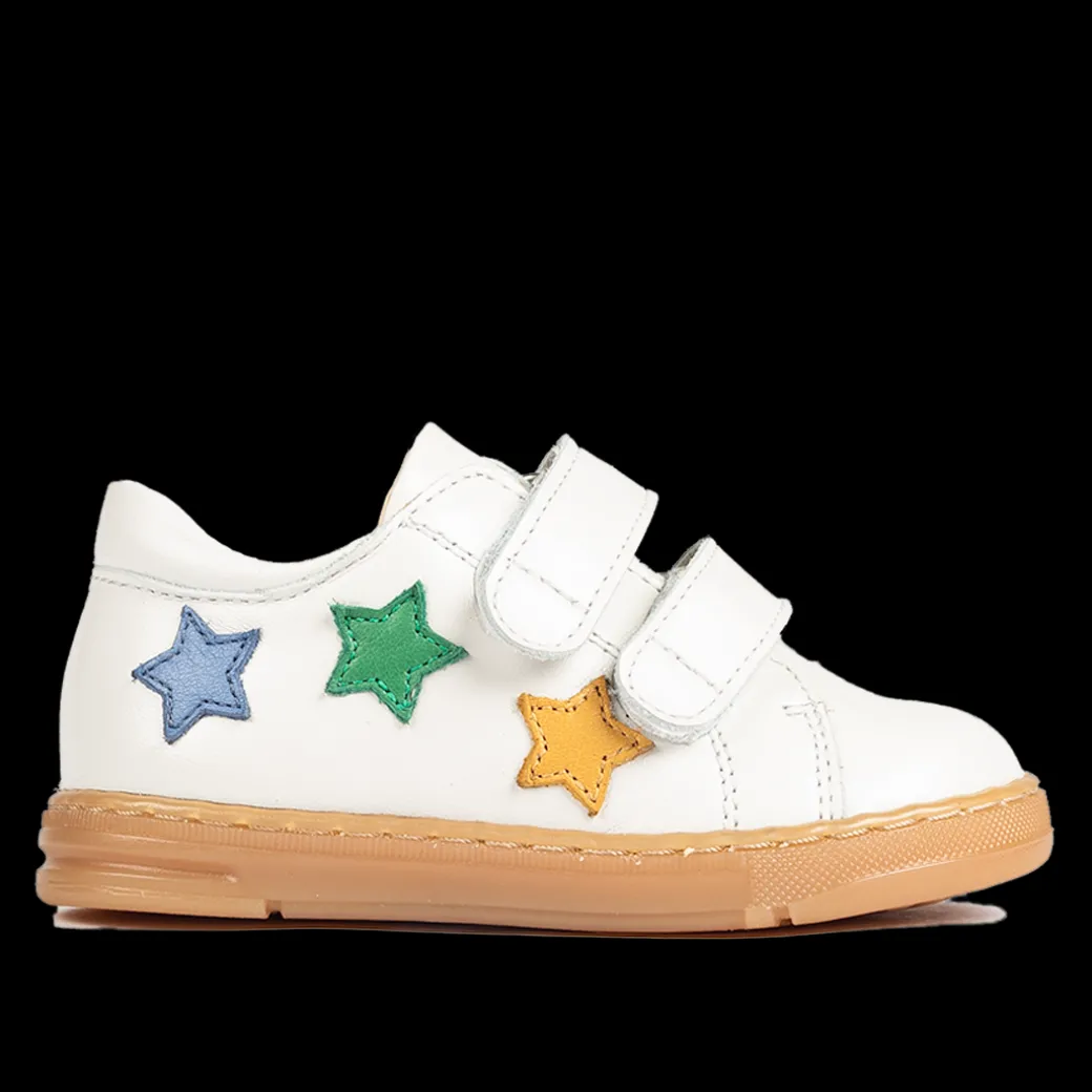 Sneaker Med Stjerneapplikationer Og Velcrolukning